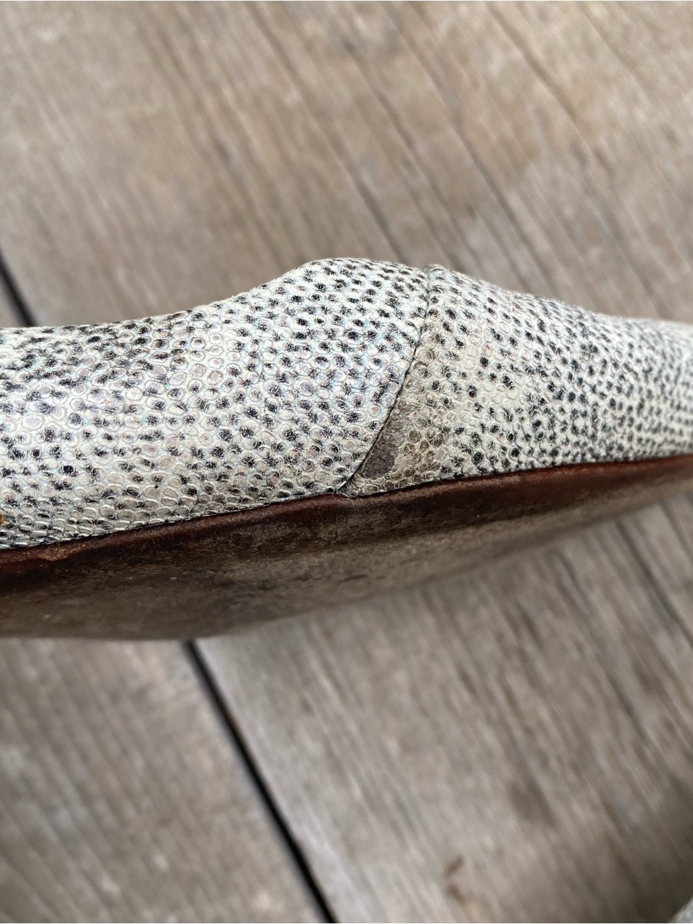 Tory Burch Snake Pointed Toe Slingback Flats - Picture 8 of 9